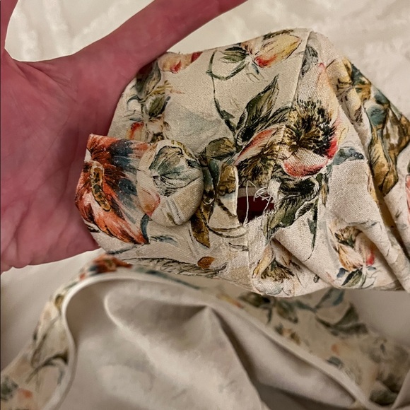 Vintage; hand made; one of a kind floral midi dress. Size 2 - Picture 14 of 14